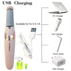 Rechargeable Electric Pedi Foot Filer, Dual Grindstones, Smooth Feet Care