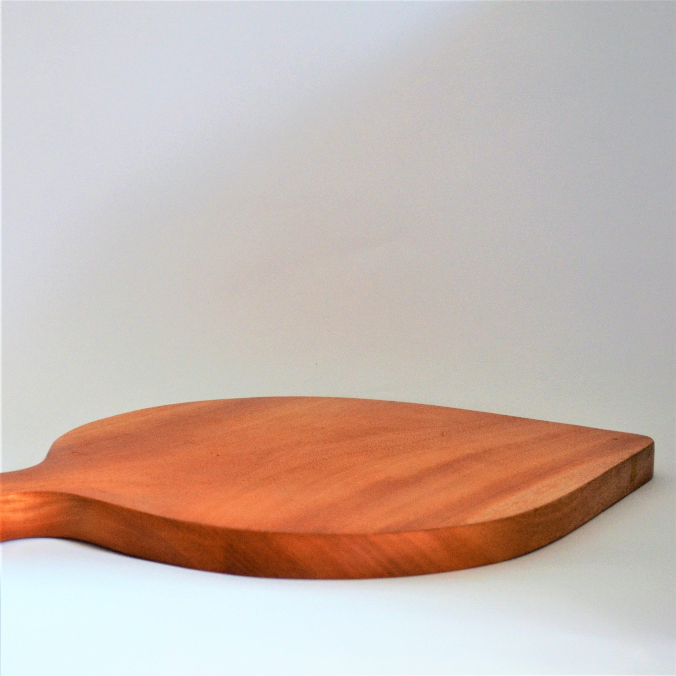 Leaf Wooden Platter Tray, Solid Wood Design, for Serving & Decor