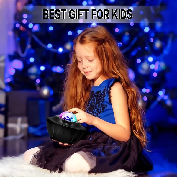 Galaxy Star Projector Lamp | LED Nebula Universe Effect & Built-in Speaker