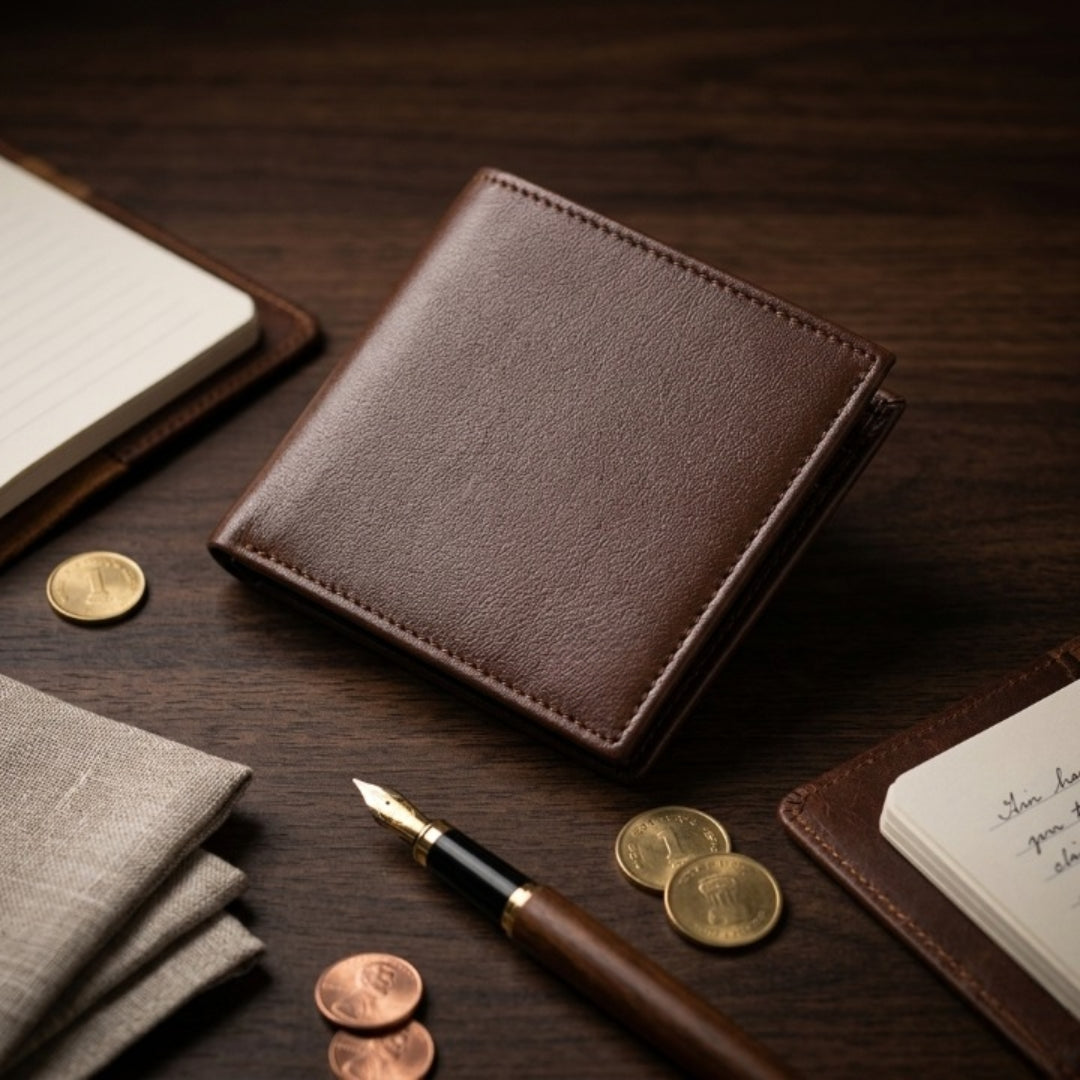Dark Brown Leather Wallet