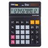Deli Desktop Calculator 12 Digits, 120 Steps Check
