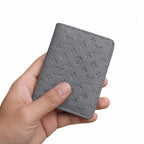 Designer Monogram PU Leather Wallet for Men
