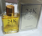 24K MILLIONAIRE Eau De Parfum for Men – Premium Long-Lasting Luxury Vaporisateur Natural Spray - 100ml