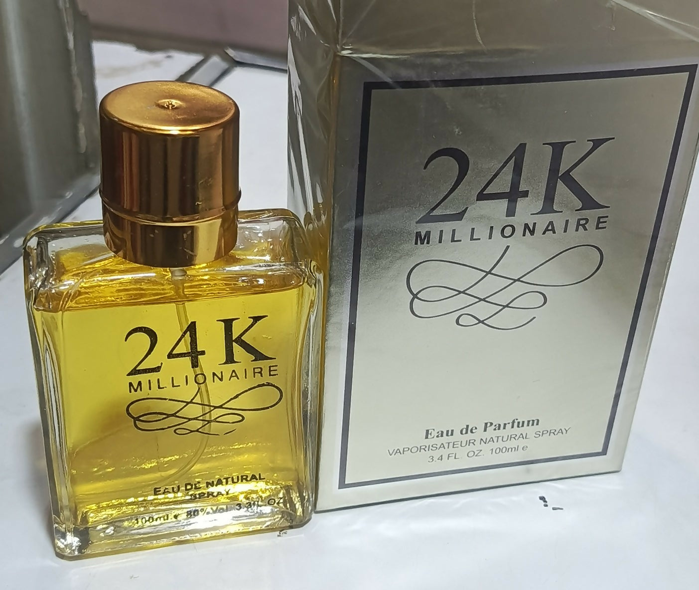 24K MILLIONAIRE Eau De Parfum for Men – Premium Long-Lasting Luxury Vaporisateur Natural Spray - 100ml