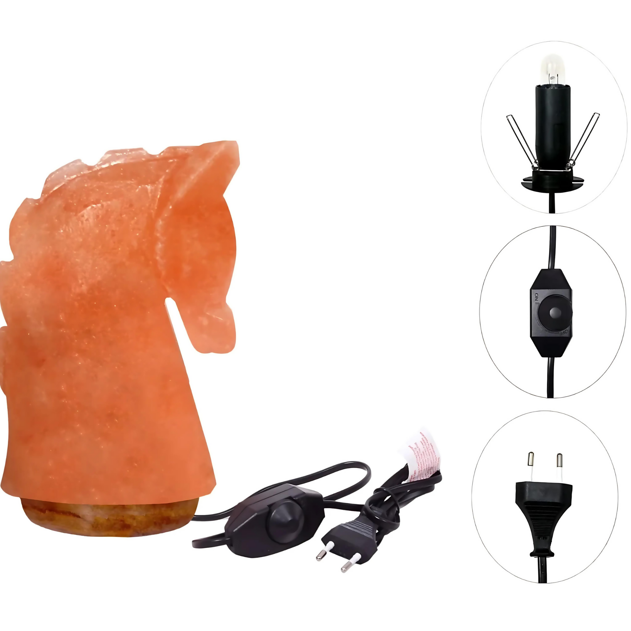 Himalayan Salt Mustang Lamp