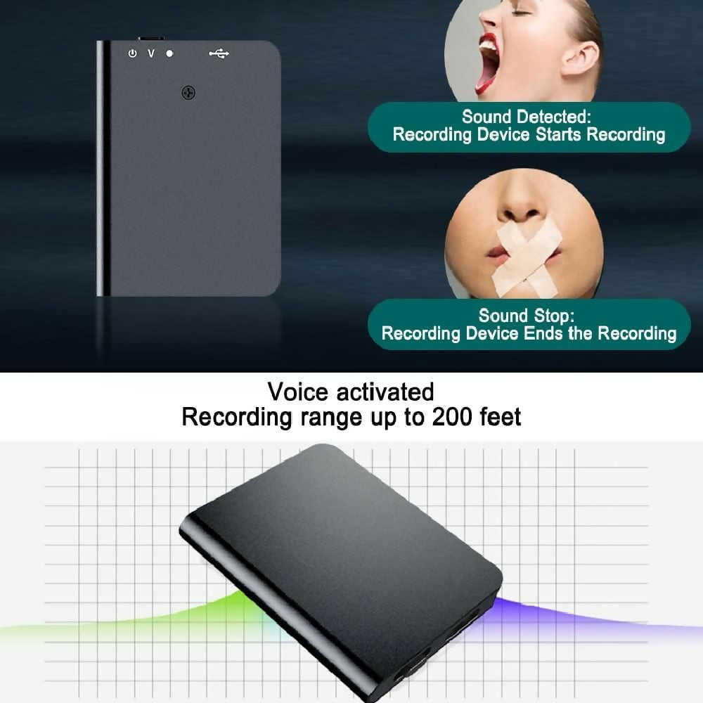 Mini Voice Recorder – Voice Activated Portable Audio Recorder