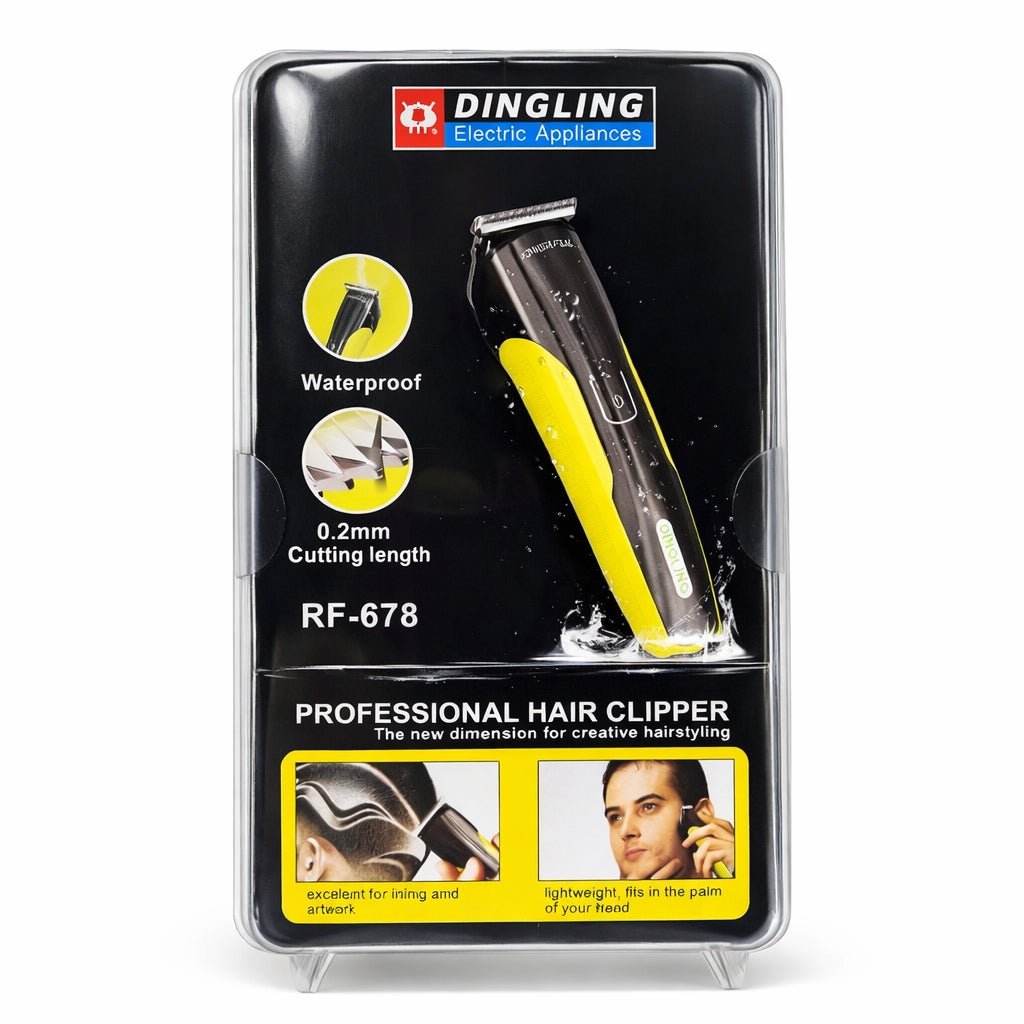 Dingling Trimmer, High Quality Shaver Waterproof, Rechargeable Beard and Hair Clipper