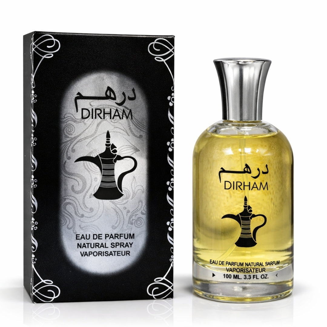 Dirham Body Perfume, Long Lasting Eau De, for Men - 100ml