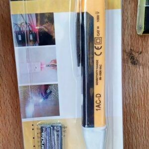 Electric Digital Voltage Tester Pen With LED Indicator And Beep Alert – Portable Household Tool