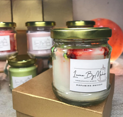 Dopamine Drizzle Fresh Floral Soy Wax Candle 100 Gram