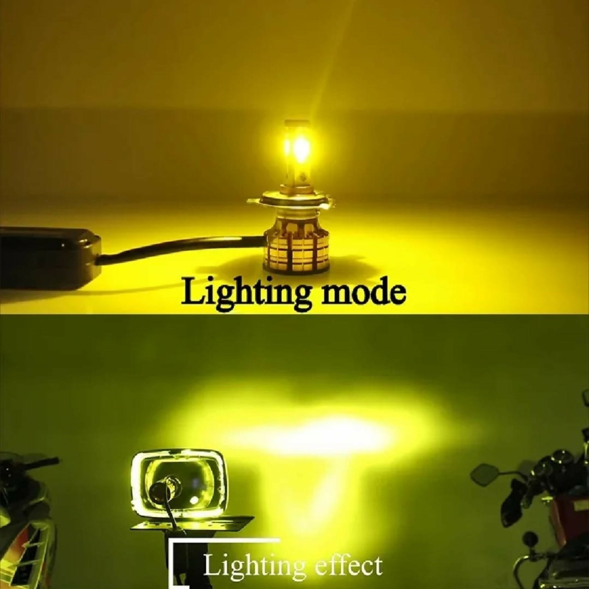 LED Motorbike Headlight Bulb with Cooling Fan