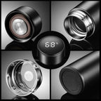 LED Temperature Display Water Bottle Stainless Steel Vacuum Insulated Flask