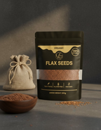 Organic flax seeds _ 100% Natural , Gluten _ free & Non _ GMO superfood