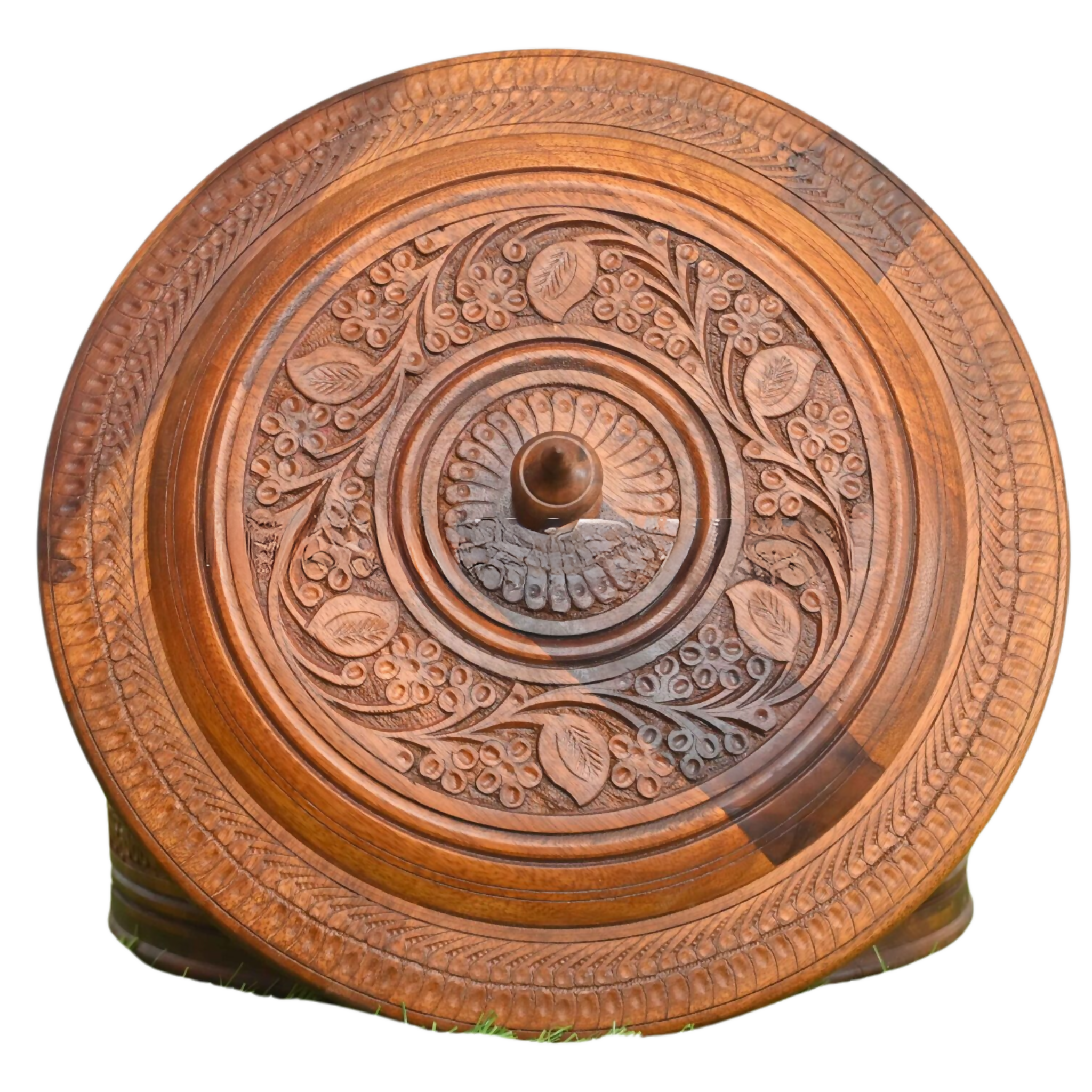 Carving Wooden Hot Pot