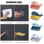 Whale Fish Shaped Soap Holder