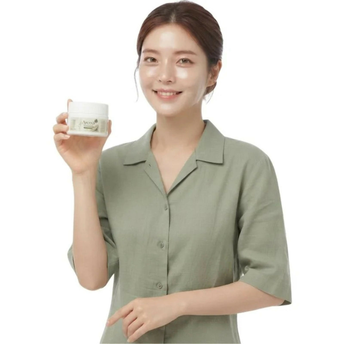 Arencia Fresh Green Rice Mochi Cleanser | Low pH Facial Cleanser with Rice Powder & Green Tea | Hydrating Deep Cleansing | 120g