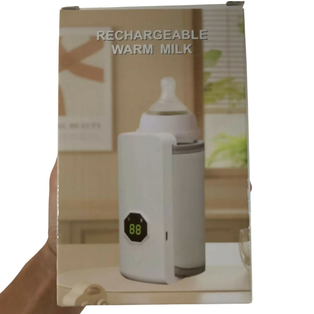 Baby Bottle Warmer, Portable Rechargeable & Fast Heating Temperature Control Device