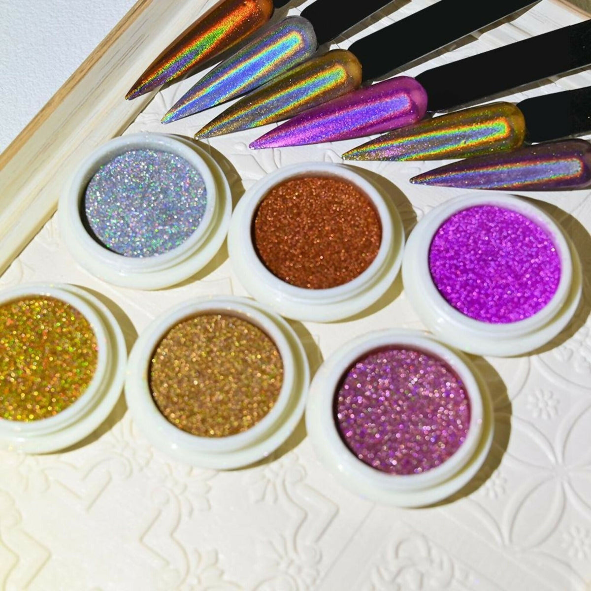 Miss Rose Multicolor High Pigmented Glitter Shimmer Eyeshadow Palette Set Professional Eye Makeup