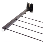 Cloth Drying Stand (24 Inches) with Free Rope Foldable Wall Mounted Heavy Duty Cloth Dryer for Laundry
