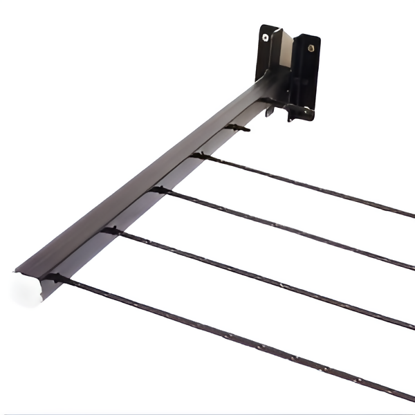 Cloth Drying Stand (24 Inches) with Free Rope Foldable Wall Mounted Heavy Duty Cloth Dryer for Laundry