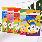 Flash Cards, Montessori Learning English Words & Pocket, 36-Piece Set