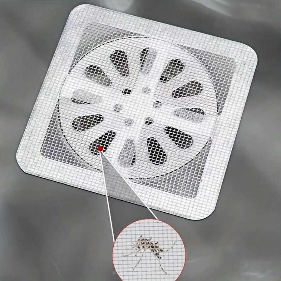 (Pack Of 10) Multifunctional Net Sticker Drainer Net For Bathroom – Kitchen Etc | Window Screen Repair Patches For Door Window