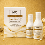 MTC International Extra Glow 24K Gold Skin Polish Kit – Professional Face & Body Brightening System