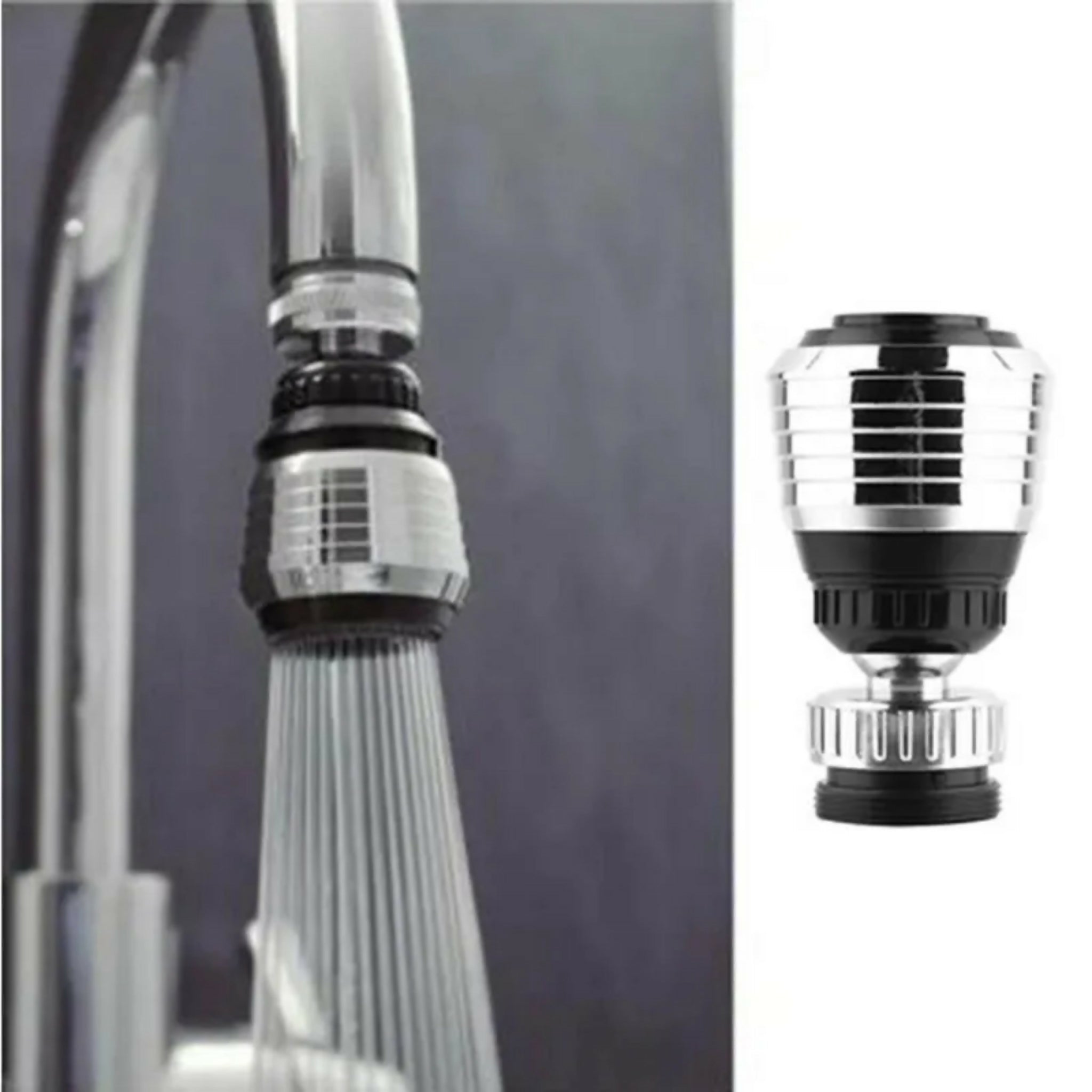 Multifunctional 360° Rotatable Kitchen Sink Faucet Sprayer – Water Saving Aerator