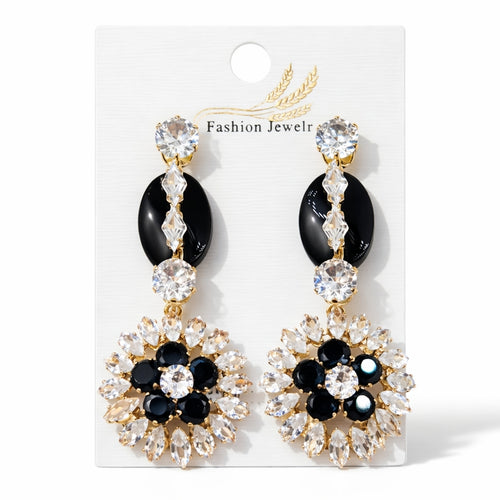 Earrings with Teardrop Accent, Nickel-Free Elegant Jewelry for Women