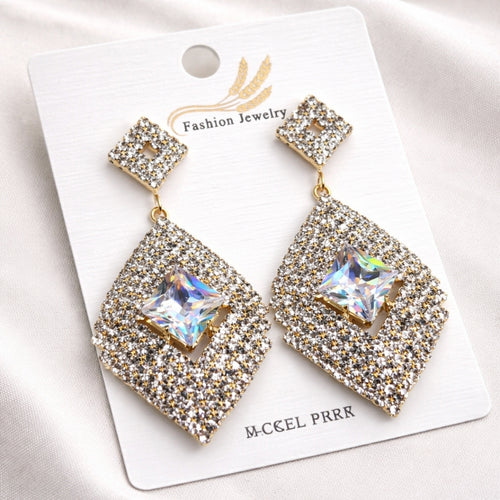 Earrings, with Gemstone Accent, Lightweight Party Earrings for Girls