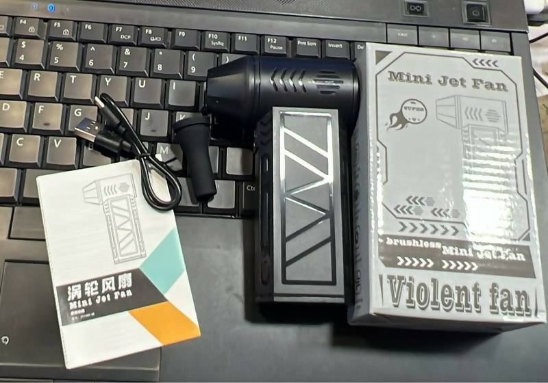 Mini Jet Fan Brushless Powerful Violent Fan Compact Portable Design