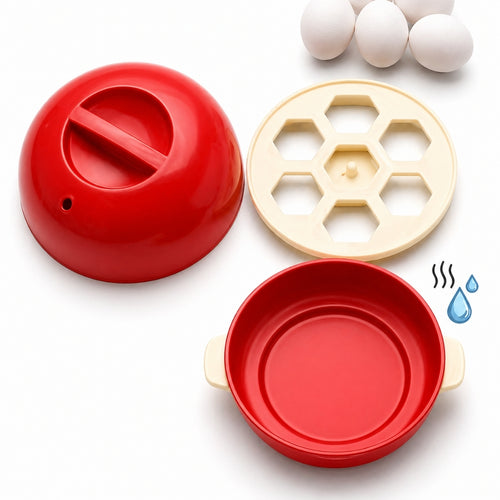 Egg Boiler, Auto Shut Off Cooker, Electric and Steamer - 7 Egg Capacity