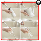 Silicone Bottle Cleaning Brush with Long Handle, for kitchen & household use