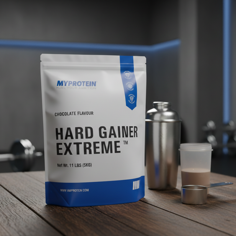Myprotein Hard Gainer Extreme – High-Calorie Chocolate Mass Gainer for Rapid Muscle Growth, Strength & Weight Gain Support 11lbs (5kg)