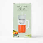 Electric Juice Cup with Straw & Handle for Smoothies