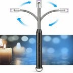Electric Arc Lighter USB Charging Flexible Neck Windproof Lighter