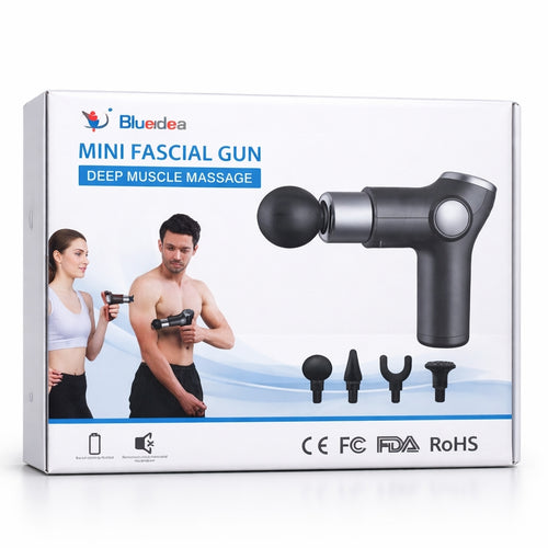 Electric Massage Gun Portable Muscle Relaxation Device with 4 Speeds