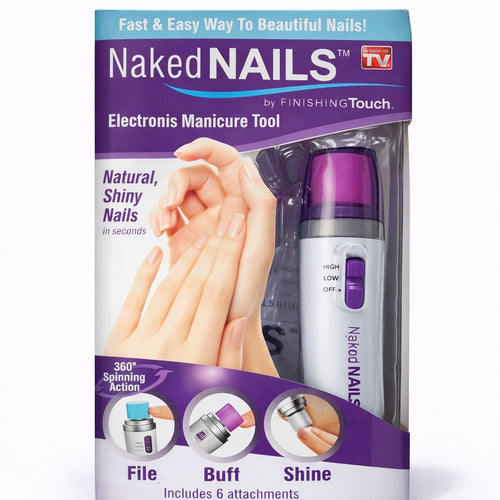Electronic Nail Care System Nail Buffer and Polisher Kit