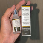 Proskire Anti-Grey Hair Serum 30ml Reduces White Hair - Darkens & Revitalizes Hair Color