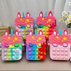 Expandable unicorn pop-up storage bag