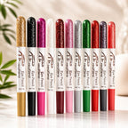 Eye Pencil and Glitter Set Smooth Application Long Lasting Shades