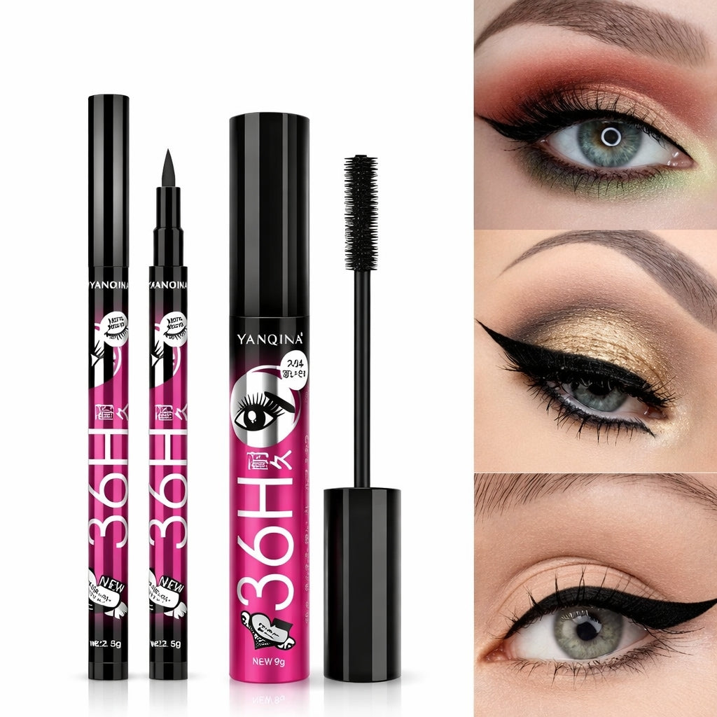 Eyeliner and Mascara, Long Lasting Eye Makeup Kit