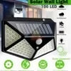 100 LED Solar Power Sensor Wall Light – IP65 Waterproof Outdoor Security Motion Sensor Lamp with 3 Lighting Modes100 LED Solar Power Sensor Wall Light – IP65 Waterproof Outdoor Security Motion Sensor Lamp with 3 Lighting Modes
