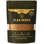 Organic Flax Seeds 250g, Omega-3 Rich Superfood, Daily Nutrition Use
