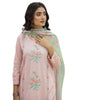 Suit, Refined Blush Pink Delicate Embroidery on Finest Self-Lawn Fabric