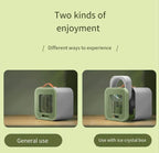 Portable Desktop Air Conditioning Fan Rechargeable USB Cooling Fan