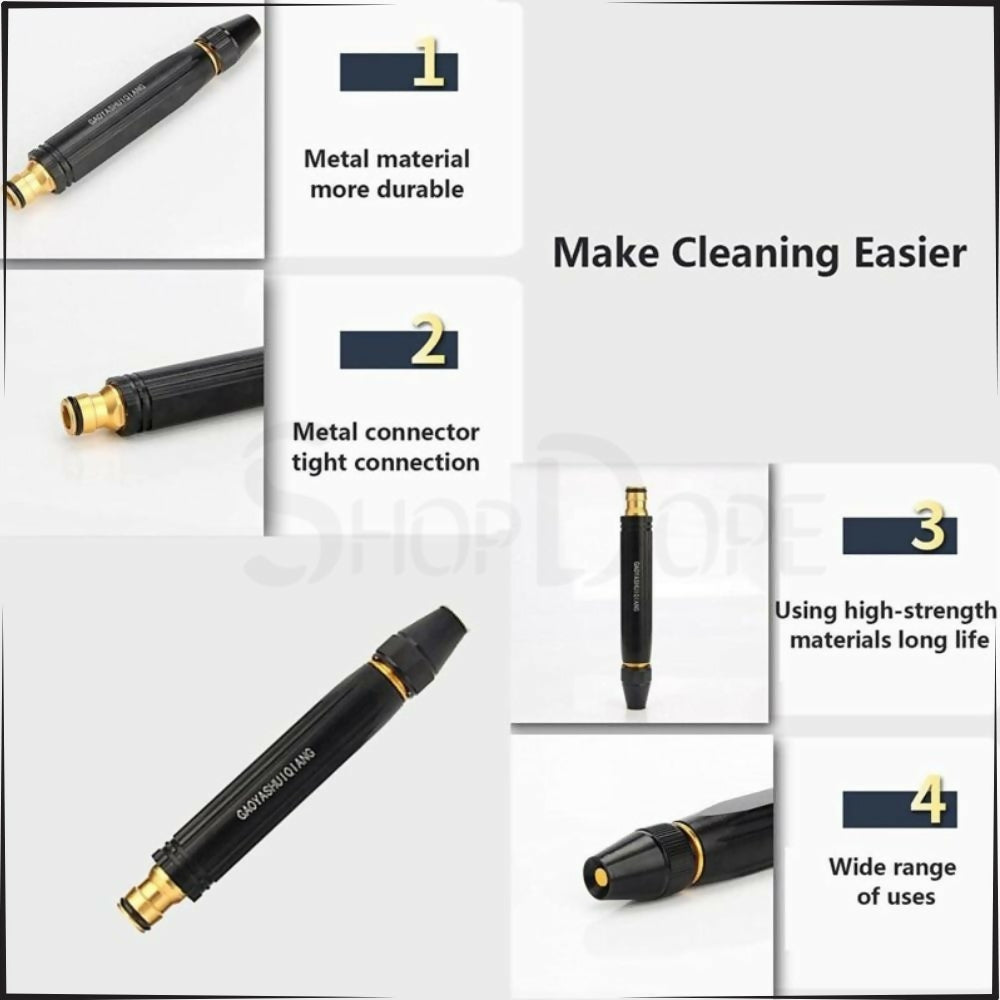 High-Pressure Metal Brass Adjustable Nozzle Water Spray Gun