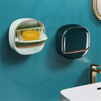 Stylish Soap Dish Holder Waterproof For Kitchen and Bathroom (Random color)