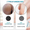 Back Callus Remover with Built-In Vacuum – Electric Foot Grinder for Dead Skin, Cracked Heels & Calluses, Rechargeable Pedicure Tool with Gentle & Powerful Exfoliation