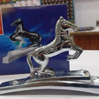 Front Mudguard Horse Ornament for Bikes – Premium Chrome Style Bike Decoration
